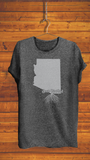 ARIZONA <br> ADULT & YOUTH UNISEX <br> ECO TRIBLEND <br> CHARCOAL & ROYAL BLUE