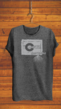 COLORADO <br> ADULT & YOUTH UNISEX <br> ECO TRIBLEND <br> CHARCOAL & ROYAL BLUE
