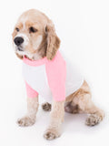 CONNECTICUT <br> PUPPY 3/4 SLEEVE BLEND <br> WHITE / PINK