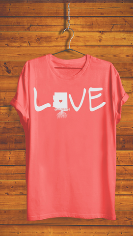 ARIZONA <br> ADULT UNISEX <br> ORGANIC COTTON <br> CORAL