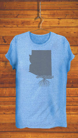 ARIZONA <br> ADULT & YOUTH UNISEX <br> ECO TRIBLEND <br> CHARCOAL & ROYAL BLUE