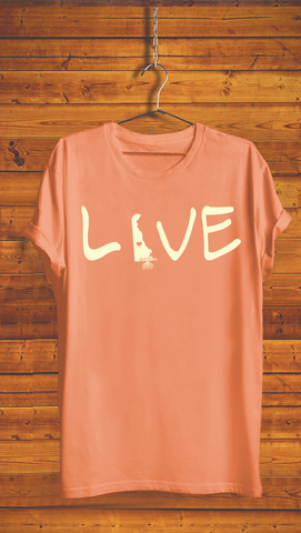 DELAWARE <br> ADULT UNISEX <BR> ORGANIC COTTON <br> CORAL