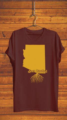 ARIZONA <br> ADULT UNISEX <br> DEVILS <br> ORGANIC COTTON <br> MAROON