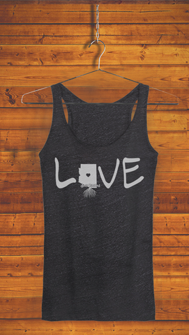 ARIZONA <br> ADULT WOMEN <br> TRIBLEND TANK <br> CHARCOAL
