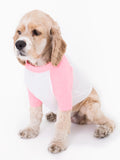 HAWAII <br> PUPPY 3/4 SLEEVE BLEND <br> WHITE / PINK